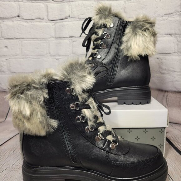 Sun + Stone Womens Orlaa Combat Boot - Picture 8 of 11